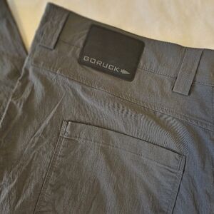GORUCK Simple Pants Mens 36x30 ToughDry Charcoal Gray Stretch